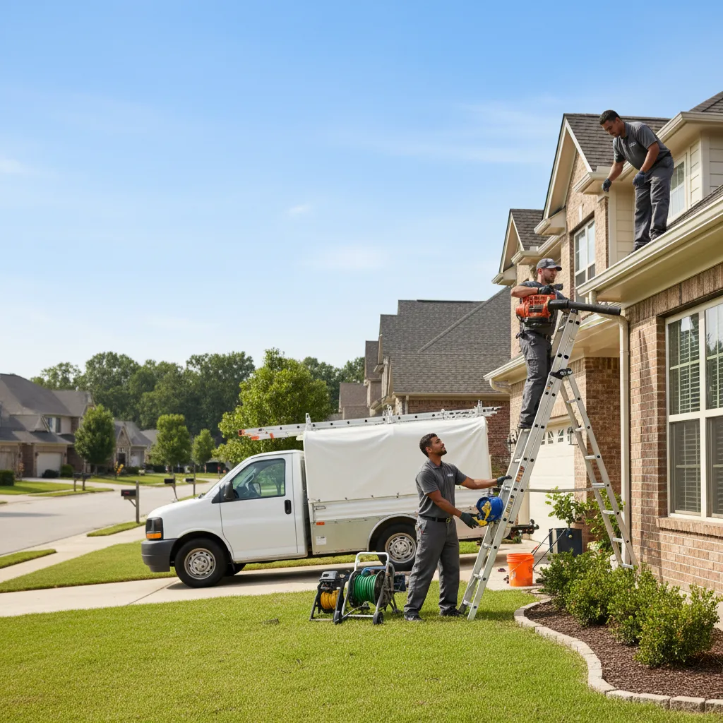Home Gutter Service in Huffman, TX near me